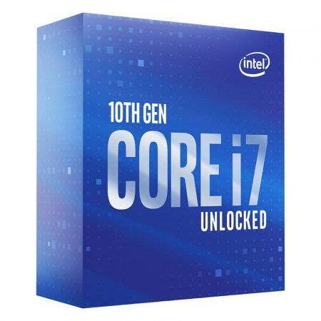 پردازنده مرکزی اینتل مدل Core i7-10700 سری Comet Lake هشت هسته ای سرعت 2.9 گیگاهرتز با سوکت 1200 LGA توان مصرفی 65 وات با پردازنده ی گرافیکی Intel UHD Graphics 630