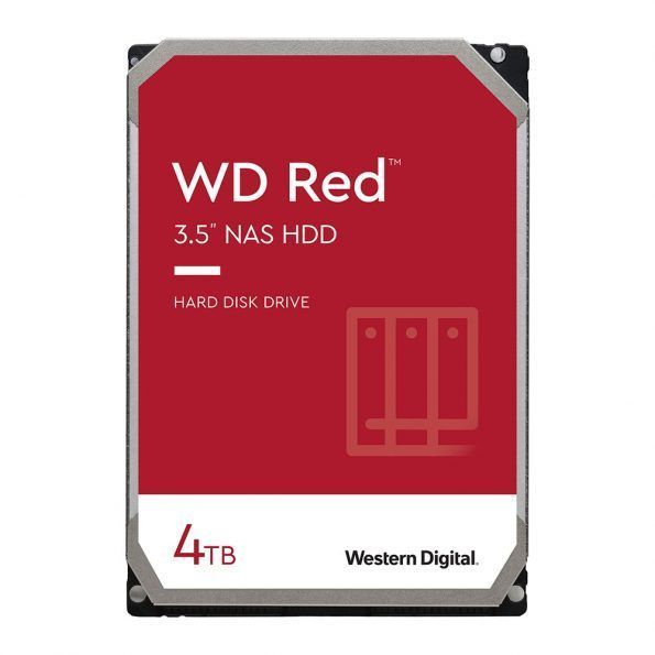 هارد دیسک اینترنال وسترن دیجیتال مدل RED فرم ظاهری 3.5 اینچ، سرعت چرخش 5400 دور بردقیقه ظرفیت 4 ترابایت
