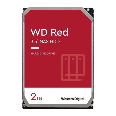 هارد دیسک اینترنال وسترن دیجیتال مدل RED فرم ظاهری 3.5 اینچ، سرعت چرخش 5400 دور بردقیقه ظرفیت 2 ترابایت
