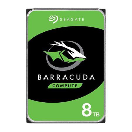 هارد دیسک سیگیت مدل BarraCuda فرم ظاهری 3.5 اینچ، سرعت چرخش 5400 دور بردقیقه ظرفیت 8 ترابایت