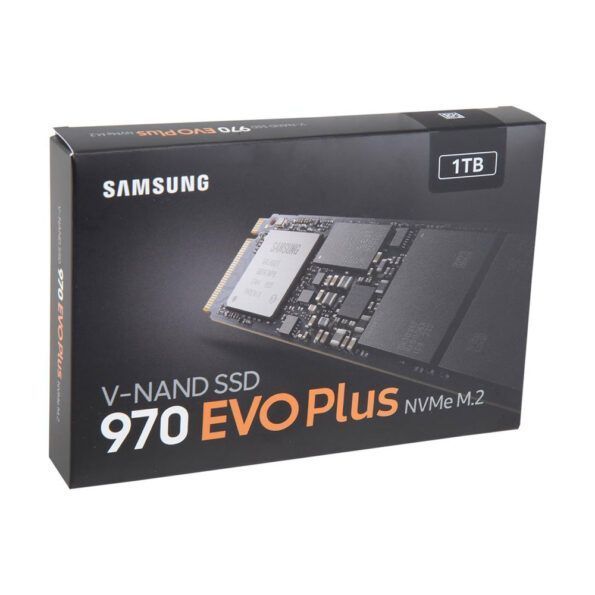 اس اس دی اینترنال M.2 سامسونگ مدل 970Evo Plus NVMe فرم ظاهری 2280 نسل سوم PCIe، ظرفیت 1 ترابایت