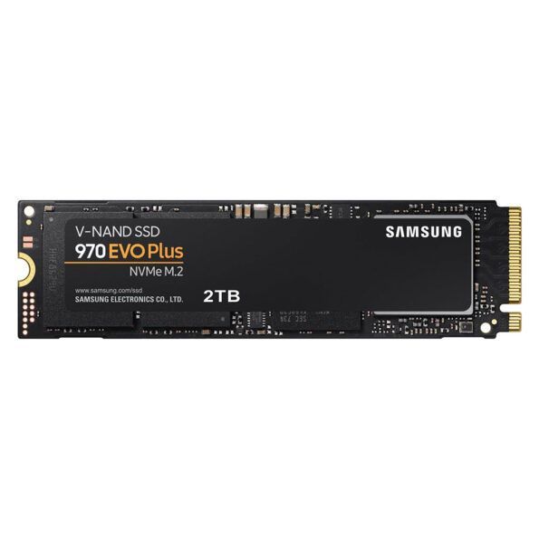 اس اس دی اینترنال M.2 سامسونگ مدل 970Evo Plus NVMe فرم ظاهری 2280 نسل سوم PCIe، ظرفیت 2 ترابایت