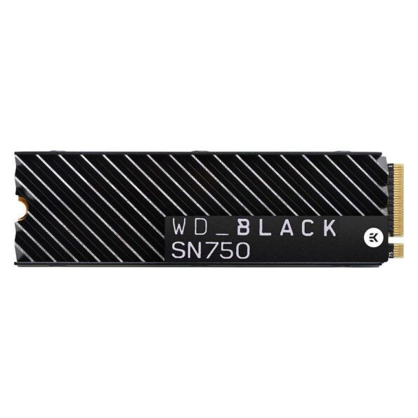 اس اس دی اینترنال M.2 وسترن دیجیتال مدل Black SN750 Heatsink فرم ظاهری 2280، ظرفیت 1 ترابایت