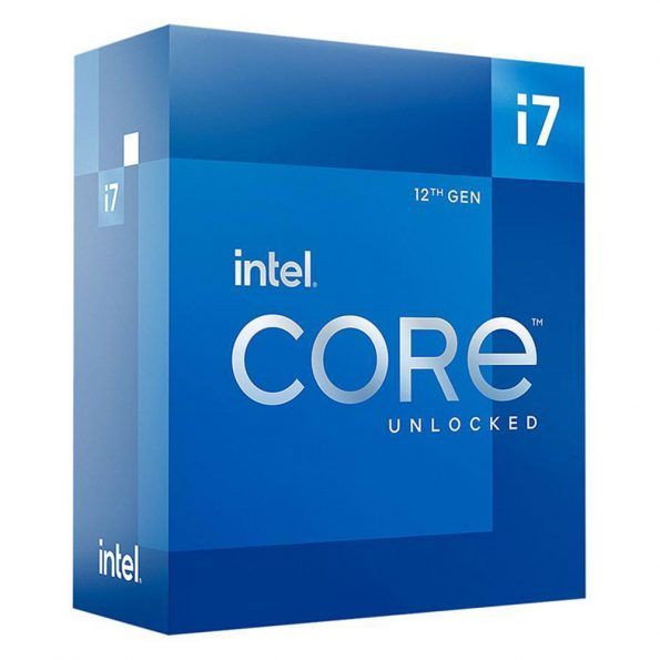 پردازنده مرکزی اینتل مدل Core i7-12700K سری Alder Lake دوازده هسته ای سرعت 3.6 گیگاهرتز با سوکت 1700 LGA توان مصرفی 125 وات با پردازنده ی گرافیکی Intel UHD Graphics 770