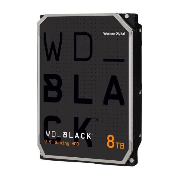 هارد دیسک اینترنال وسترن دیجیتال مدل BLACK فرم ظاهری 3.5 اینچ، سرعت چرخش 7200 دور بردقیقه ظرفیت 8 ترابایت