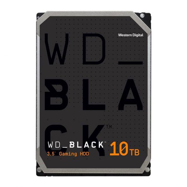 هارد دیسک اینترنال وسترن دیجیتال مدل BLACK فرم ظاهری 3.5 اینچ، سرعت چرخش 7200 دور بردقیقه ظرفیت 10 ترابایت