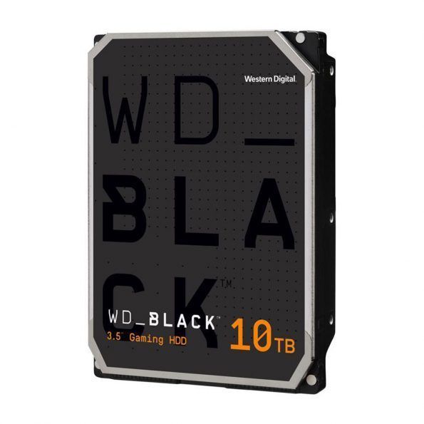 هارد دیسک اینترنال وسترن دیجیتال مدل BLACK فرم ظاهری 3.5 اینچ، سرعت چرخش 7200 دور بردقیقه ظرفیت 10 ترابایت