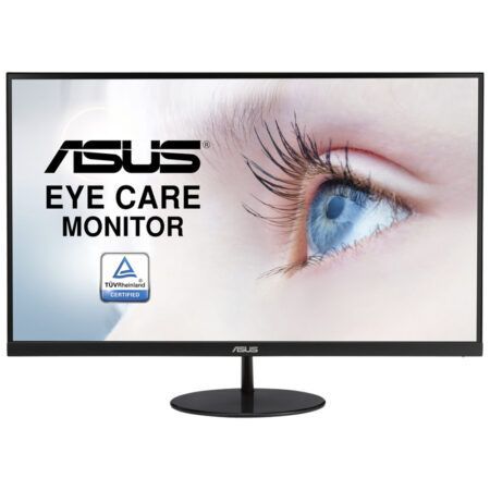مانیتور ایسوس مدل VL279HE Eye Care Monitor - 27" اندازه صفحه نمایش 27 اینچ، نوع پنل IPS زمان پاسخ دهی 5 میلی‌ثانیه ، نرخ بروزرسانی 75هرتز، پورت تصویر HDMI(v1.4), D-Sub (VGA)
