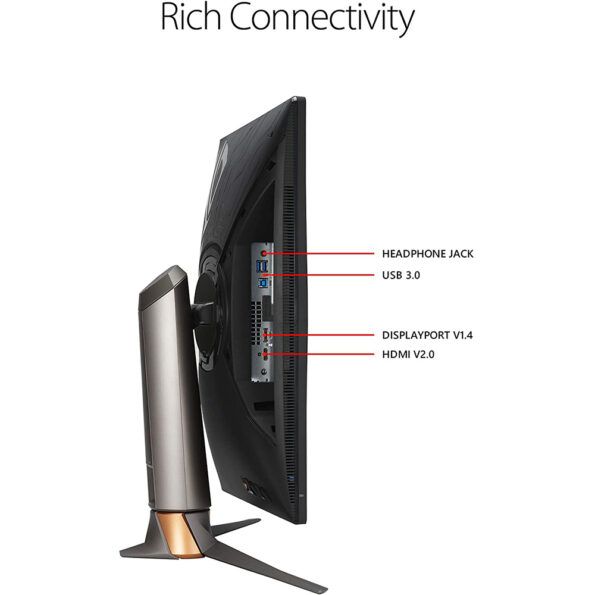 مانیتورگیمینگ  ایسوس مدل  ROG Swift 360Hz PG259QN اندازه صفحه نمایش 24.5” اینچ، نوع پنل IPS زمان پاسخ دهی 1 میلی‌ثانیه ، نرخ بروزرسانی 360 هرتز، پورت تصویر HDMI,Displayport