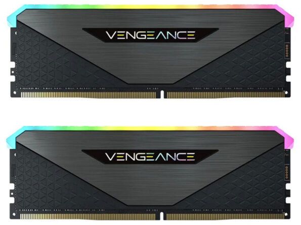 رم دسکتاپ DDR4 کورسیر سری VENGEANCE RGB RT دو کاناله 3600 مگاهرتز CL18 ظرفیت 16 گیگابایت