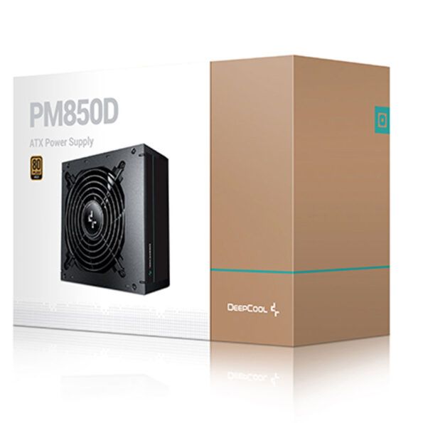 منبع تغذیه دسکتاپ دیپ کول مدل PM850D نوع اتصال ثابت، گواهی 80PLUS گلد، توان خروجی 850 وات