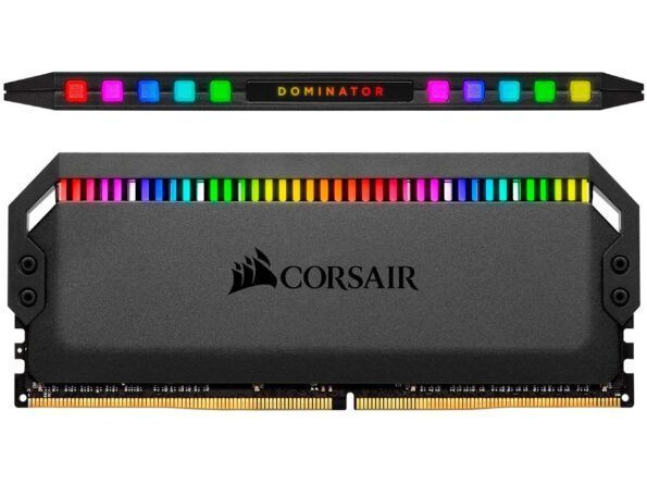 رم دسکتاپ DDR4 کورسیر سری Dominator Platinum RGB دو کاناله 4000 مگاهرتز CL19 ظرفیت 32 گیگابایت
