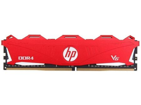 رم دسکتاپ DDR4 اچ پی سری V6 Red تک کاناله 2666 مگاهرتز CL18 ظرفیت 8 گیگابایت