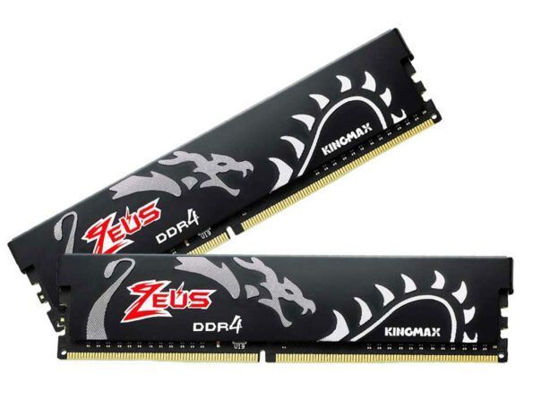 رم دسکتاپ DDR4 کینگ مکس سری Zeus Dragon دو کاناله 3000 مگاهرتز CL17 ظرفیت 32 گیگابایت