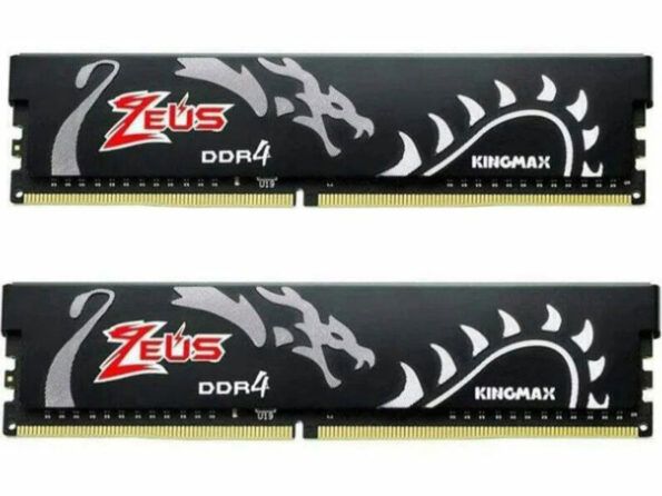 رم دسکتاپ DDR4 کینگ مکس سری Zeus Dragon دو کاناله 3000 مگاهرتز CL17 ظرفیت 32 گیگابایت