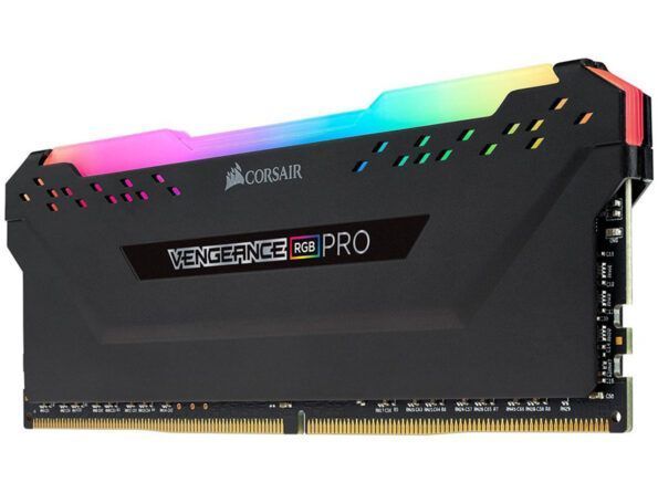رم دسکتاپ DDR4 کورسیر سری VENGEANCE RGB PRO تک کاناله 3200 مگاهرتز CL16 ظرفیت 8 گیگابایت