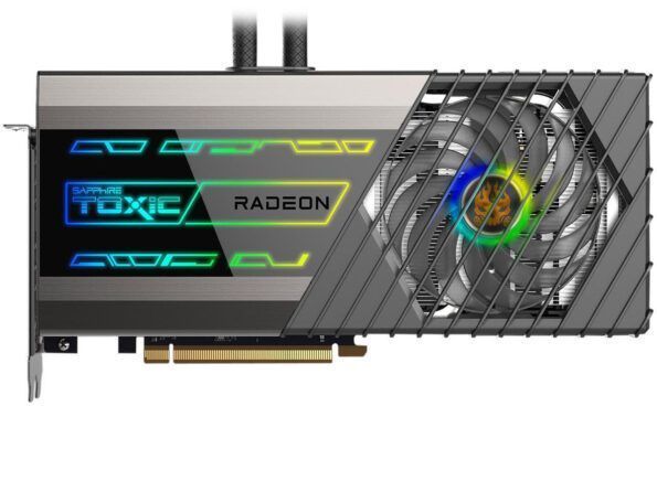 کارت گرافیک سافایر مدل TOXIC Radeon RX 6900 XT Limited Edition 16GB پردازنده گرافیکی AMD نوع حافظه GDDR6X با پورت خروجی تصویر HDMI 2.1، DisplayPort 1.4a