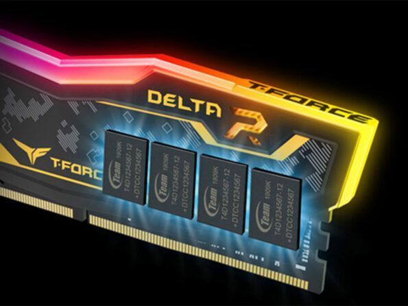 رم دسکتاپ DDR4 تیم گروپ سری DELTA TUF Gaming Alliance تک کاناله 3200 مگاهرتز CL16 ظرفیت 32 گیگابایت