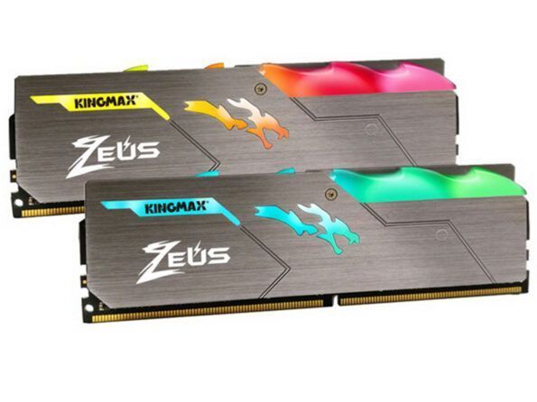 رم دسکتاپ DDR4 کینگ مکس سری Zeus Dragon RGB دو کاناله 3200 مگاهرتز CL17 ظرفیت 32 گیگابایت