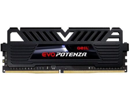 رم دسکتاپ DDR4 گیل سری Evo Potenza Black تک کاناله 3200 مگاهرتز CL16 ظرفیت 16 گیگابایت
