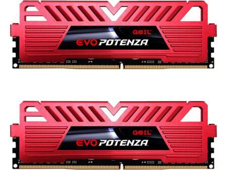 رم دسکتاپ DDR4 گیل سری Evo Potenza Red دو کاناله 3200 مگاهرتز CL16 ظرفیت 16 گیگابایت