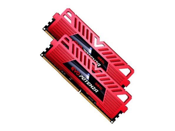 رم دسکتاپ DDR4 گیل سری Evo Potenza Red دو کاناله 3200 مگاهرتز CL16 ظرفیت 16 گیگابایت